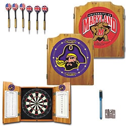 NCAA College Logo Dart Cabinet Set