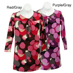 Jonathon Martin Girl's Long-sleeve Dot Dress