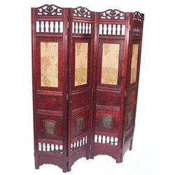 Phat Tommy Old World Map Folding Room Divider