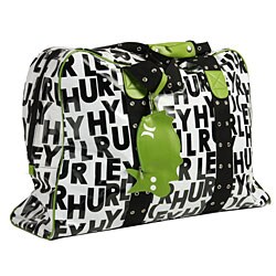 Hurley Black/ Green Duffel Bag