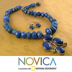 Agate and Lapis 'Temptation' Jewelry Set (India)
