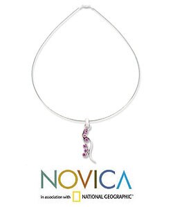 Amethyst 'Violet Splendor' Necklace (India)