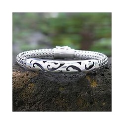 Sterling Silver Balinese Finesse Bracelet (Indonesia)