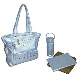 Kalencom Grommet Diaper Bag in Blue