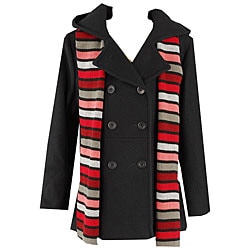 Trilogi Collection Big Girl's Hooded Pea Coat