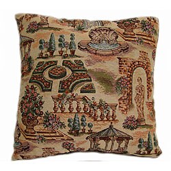 European Garden Large Floor Pillow