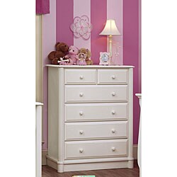 Vanilla-colored 6-drawer Chest