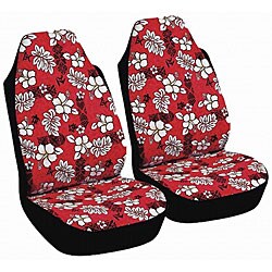 Hawaiian Red Automotive Bucket Seat Covers (Set of 2)
