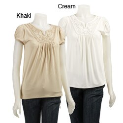 FINAL SALE August Silk Women's Cap-sleeve Shirt