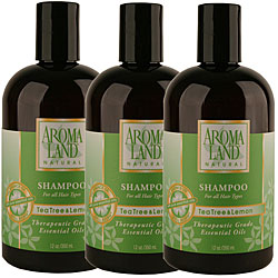 Aromaland Tea Tree and Lemon 12-oz Shampoos (Pack of 3)