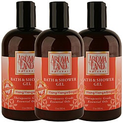 Aromaland Ylang Ylang and Ginger 12-ounce Shower Gel (Pack of 3)