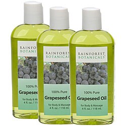Rainforest Botanicals 4-oz Grapeseed Oils (Pack of 3)