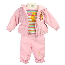 Disney's Winnie the Pooh Infant Girl's 3-piece Pants Set