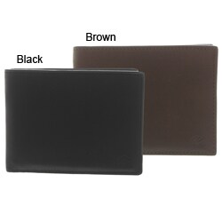 Joseph Abboud Mens Bi-fold Leather Passcase Wallet