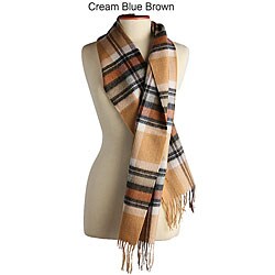 Mystic Clothing Classic Plaid Wool Scarf