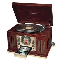 Crosley Radio CR73-3-CH Cherry Celebrity Mini Stereo