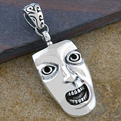 Sterling Silver 'Festive Mask' Pendant (Thailand)