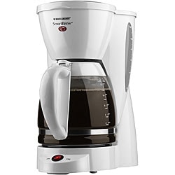 Black & Decker SmartBrew 12-cup White Coffee Maker