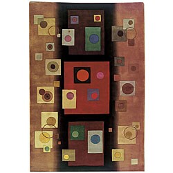 Hand-tufted Modern Art Rug (8'6 x 11'6)