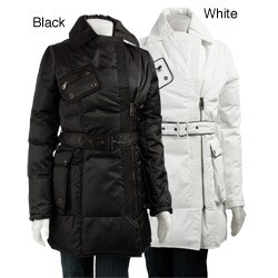 Steve Madden Women's Belted Down Walker Coat
