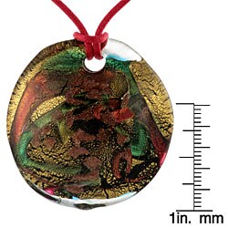 Genuine Italian Multicolor Murano Glass Necklace