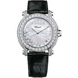 Chopard Happy Sport Round Diamond Women's Watch