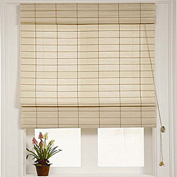 Chicology Kyoto Cappucino Roman Shade (60 in. x 72 in.)
