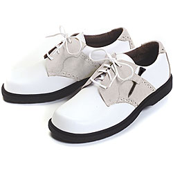 Sandbaggers Ladies 'Carly' White on White Size 5 Golf Shoes