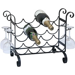 Metal Counter Wine Rack