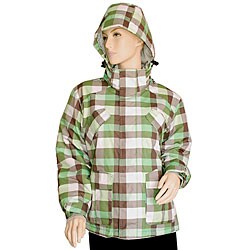 Pulse Women's Plaid Apple Snowboard Jacket 