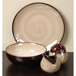 Sango Nova Brown 5-piece Dinnerware Completer Set