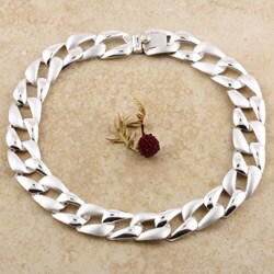 Sterling Silver Satin and Shine Necklace (Mexico)