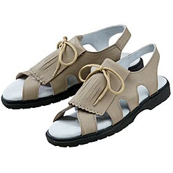Sandbaggers Kiltie Taupe Women's Golf Shoes (size 5 and 11 only)
