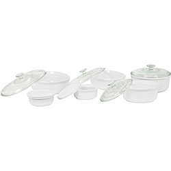 CorningWare French White 12-piece Bakeware Set