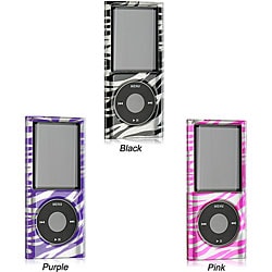 Ipod Nano Zebra Cover on Ipod Nano 4g Zebra Design Case   Overstock Com