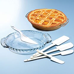 Anchor Hocking 2-piece Pie Set with Cooking Tools