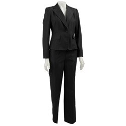 Nine West Women's 2-piece Ribbed Denim Pant Suit