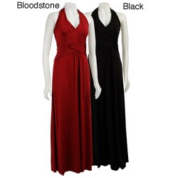 Laundry by Design Women's Shirred Halter Dress