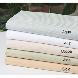 Woven Stripe 500 Thread Count Sheet Set