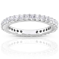 14k Gold 3/4ct TDW Round Diamond Eternity Band (G-H, I1-I2)