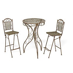 Iron Mountain Round 27-inch Bar Table