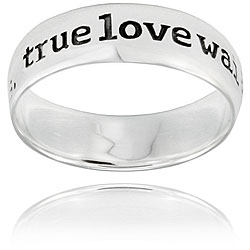 Sterling Silver 'True Love Waits' Ring