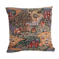 Old McDonald Tapestry Throw Pillows (Set of 2)