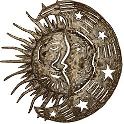 Metal 'Night Sky' Oil Drum Art (Haiti)