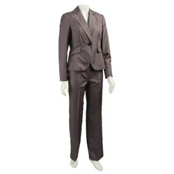 Larry Levine Women's Linear Pinstripe Pant Suit