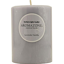 Lavender and Vanilla Essential Blend 4-inch Pillar Candle