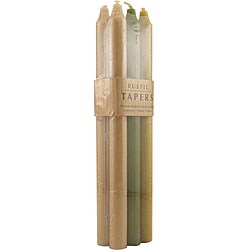 Tapers Meadow Rustic Taper Candles (Pack of 6)