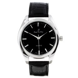 Paul du Pree Men's Black Dial Watch