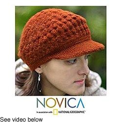 Alpaca Wool 'Cinnamon Cap' Hat (Peru)