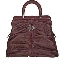 Christian Dior Karenina Framed Purple Tote